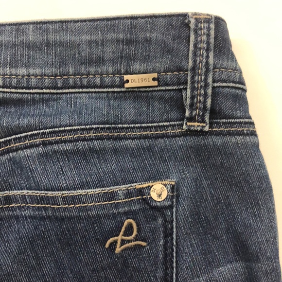 DL1961 29 Blue Jeans Melissa Wide Leg Surf 5 Pocket Zipper Excellent Condition - Picture 11 of 12